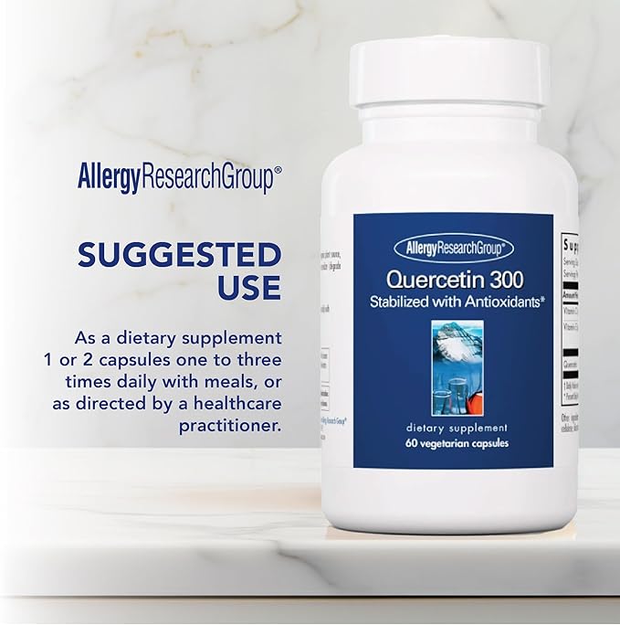 Allergy Research Group Quercetin 300 Dietary Supplement 60 Count