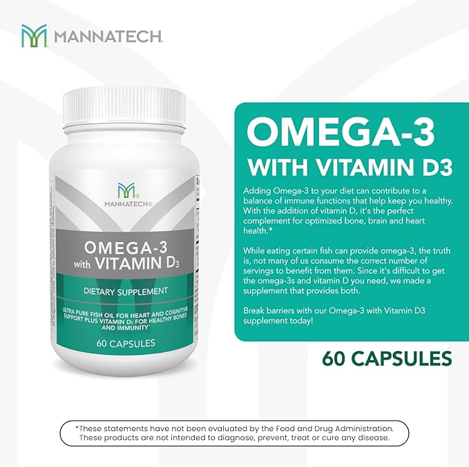 Mannatech Omega-3 with Vitamin D3