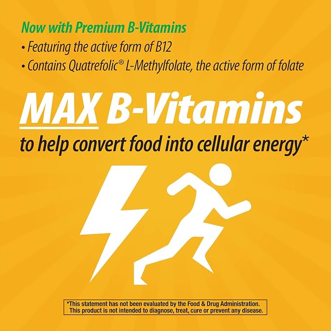 Nature's Way Alive! Max6 Potency Multivitamin, B12 & 90 Capsules