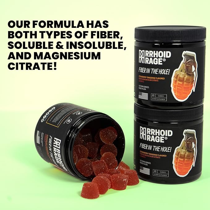 Fiber and Magnesium Gummies, Supports Digestive 60 ct (3)