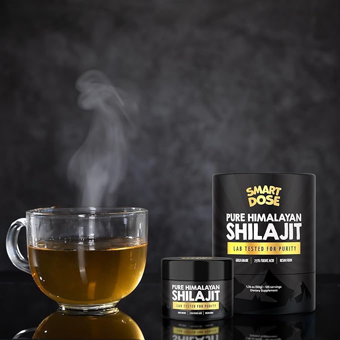 Pure Himalayan Shilajit Resin 85% Fulvic 125 Servings