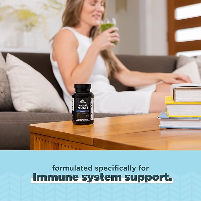 Ancient Nutrition Multivitamin for Immune Support, 21 Vitamins 90 Capsules