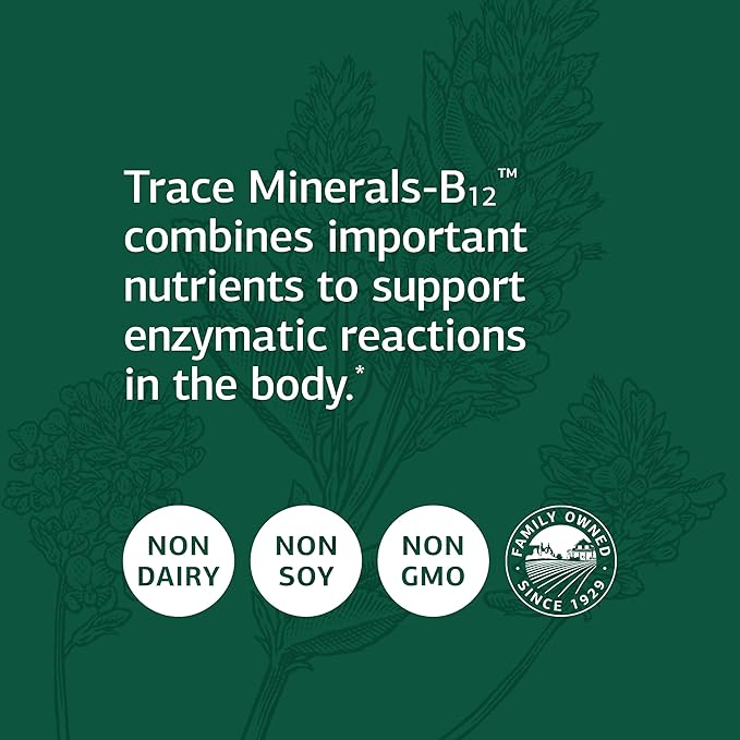 Standard Process Trace Minerals-B12 B12, Zinc, 90 Tablets
