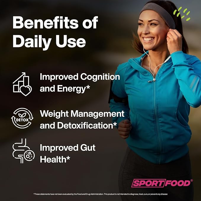 SPORTFOOD Organic Greens & Reds Superfood Powder | Mixed Berry Flavor | 25+ Super Fruits & Veggies, Beets, Prebiotics | Energizing, Antioxidant-Rich, Keto-Friendly Smoothie Mix | 35 Servings