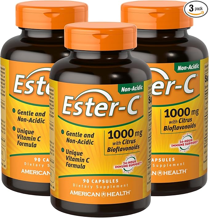 American Health Ester-C 1000 mg 90 Capsules 3) - 24-Hour Immune 270 Total