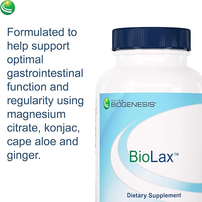 Nutra BioGenesis - BioLax - Magnesium 120 Capsules