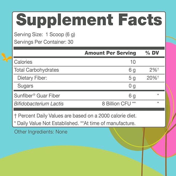 Regular Girl Organic Powder, Prebiotic Fiber 30 Servings,