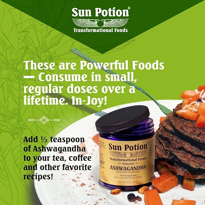 Sun Potion Ashwagandha (Wildcrafted) 111 Grams 88 Servings