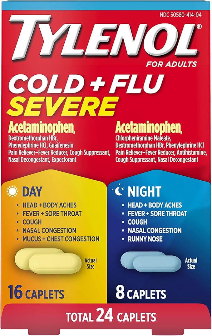 Tylenol Cold + Flu Severe Day 24 Count