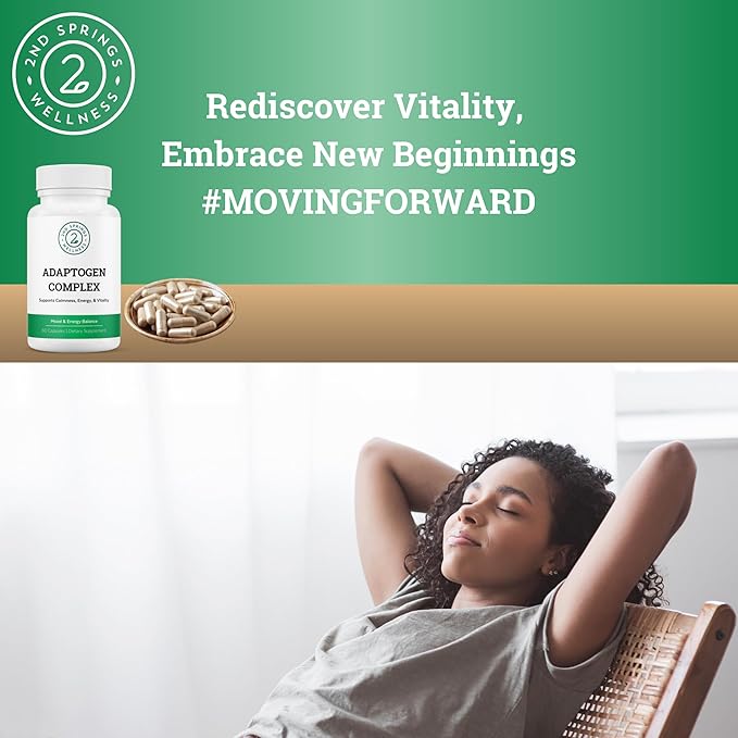 Adaptogen Complex Calmness, Energy and Vitality Booster 60 Vegetarian
