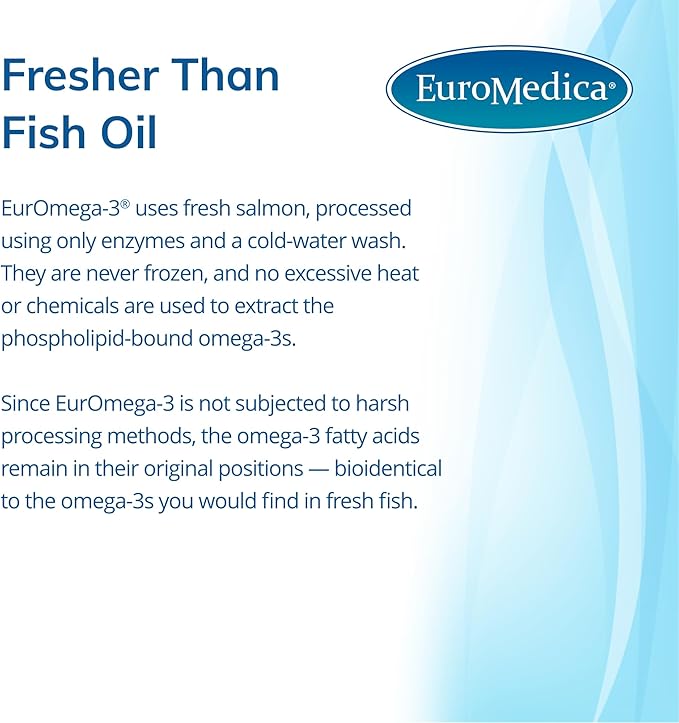 Euromedica EurOmega-3 (60 Tablets) Omega-3 Fatty 30 Servings