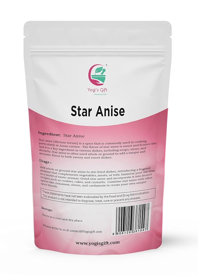Star Anise Whole 16 Oz