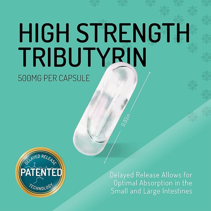 Complete Biotic - Postbiotic Tributyrin Supplement - Postbiotics for Gut Health - Butyrate Gut Health Supplement