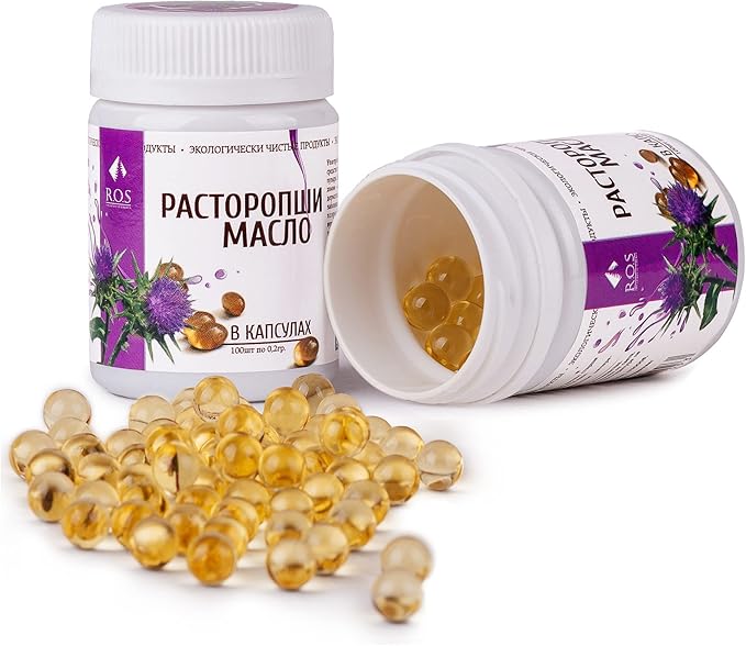 Siberian Milk Thistle Oil 200 Capsules (2 Pack)