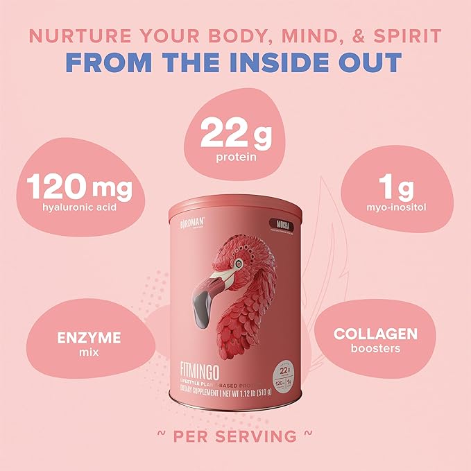 BIRDMAN Fitmingo Vegan Protein Powder 22g Plant