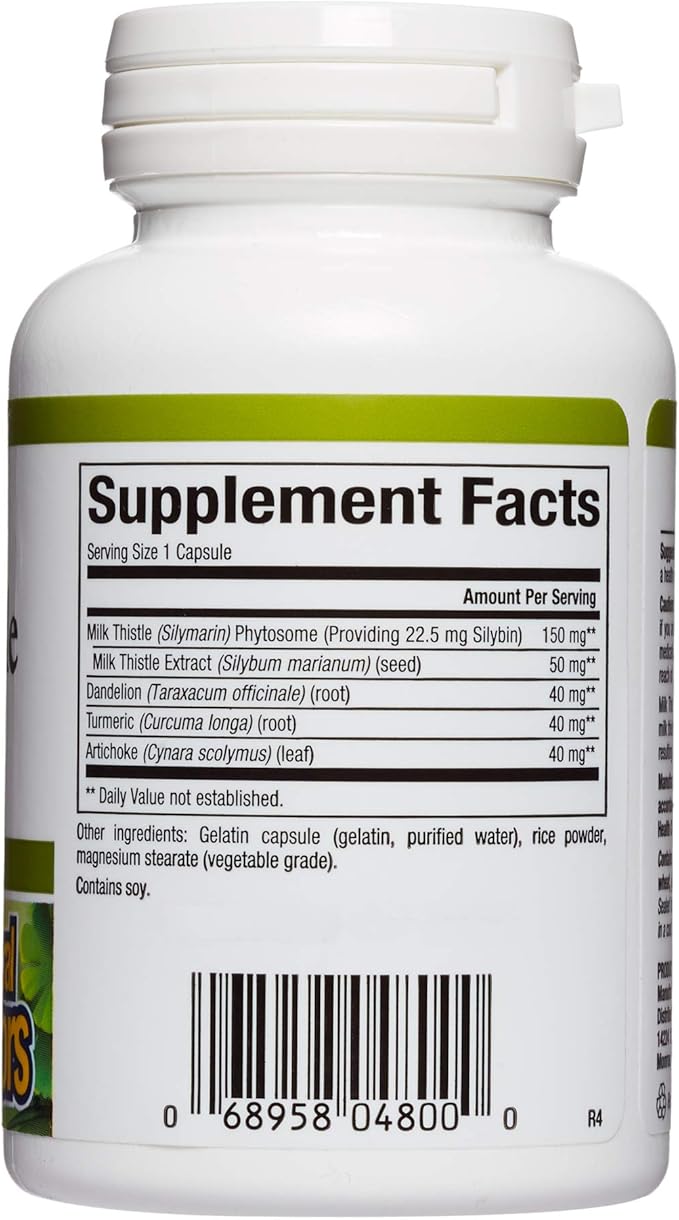 HerbalFactors by Natural Factors, Milk Thistle 90 capsules (90 servings)