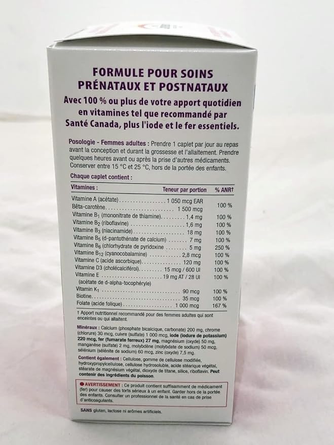 Prenatal Multi Vitamin-100 caps Brand: Jamieson Laboratories