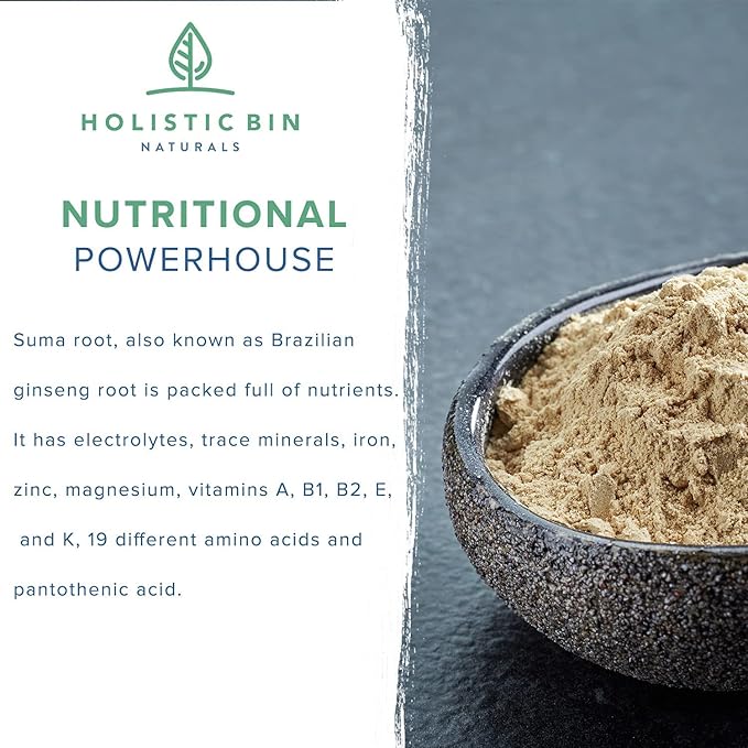 Suma Root Powder Pure Wild Harvested (50 grams)