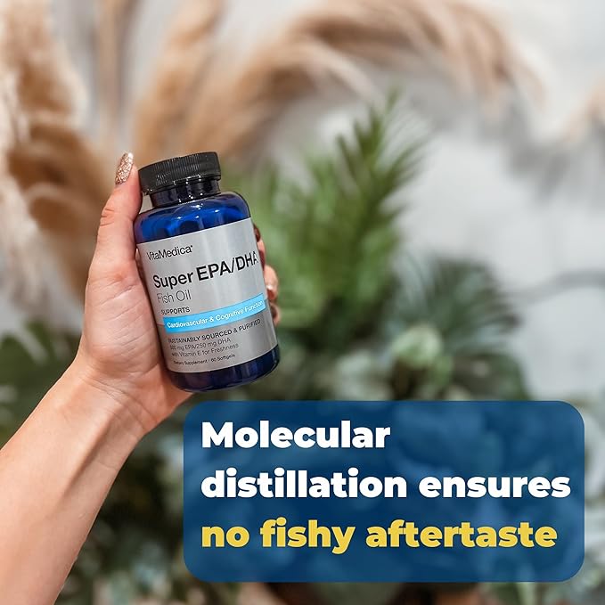 High-Potency, Super EPA/DHA Fish Oil 750mg Omega-3 Fatty
