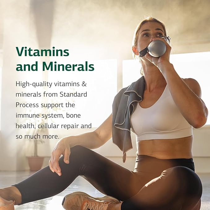 Standard Process Inc. Calcium Lactate - Immune Support and Bone Strength - Bone Health and Muscle Supplement with Magnesium and Calcium - 180 Tablets