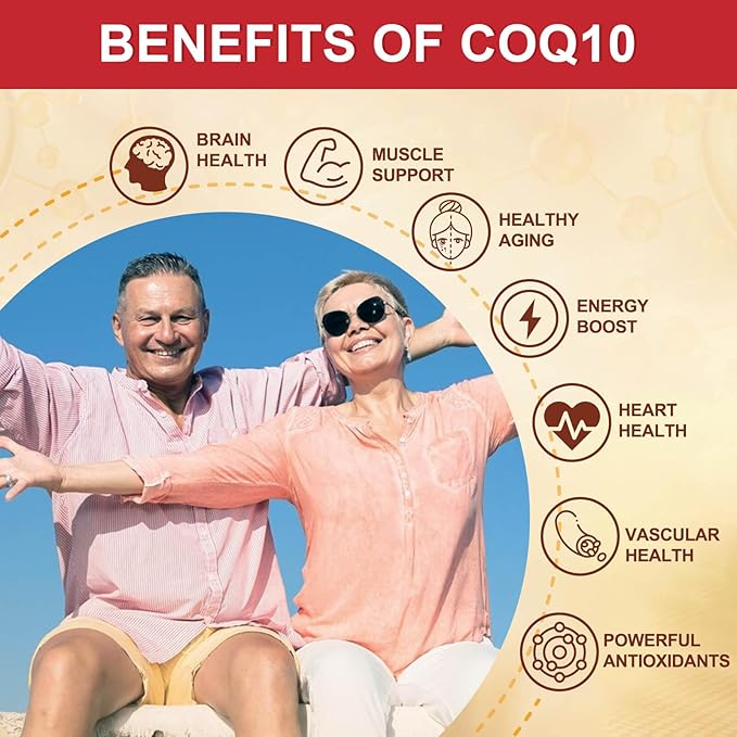 CoQ10 400mg SoftGels COQ10 CQ10 Coenzyme Q10 Supplement, 3, and 120 Servings