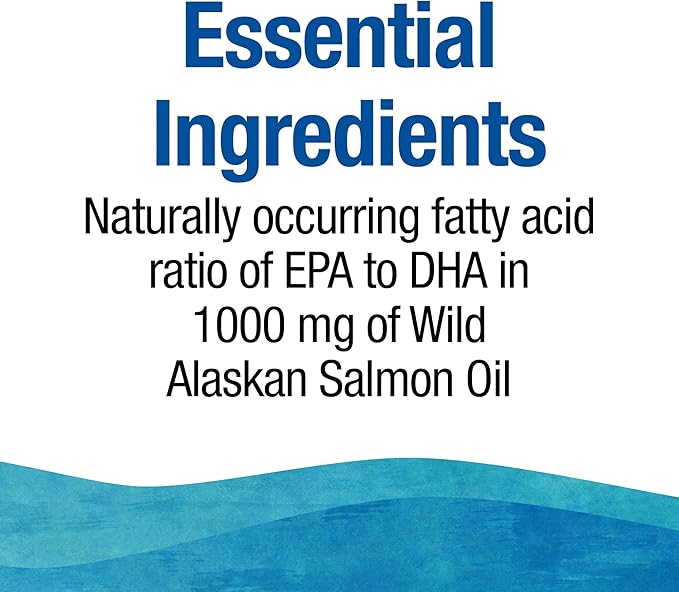 NATURAL FACTORS Wild Alask Salmon Oil, 90 CT