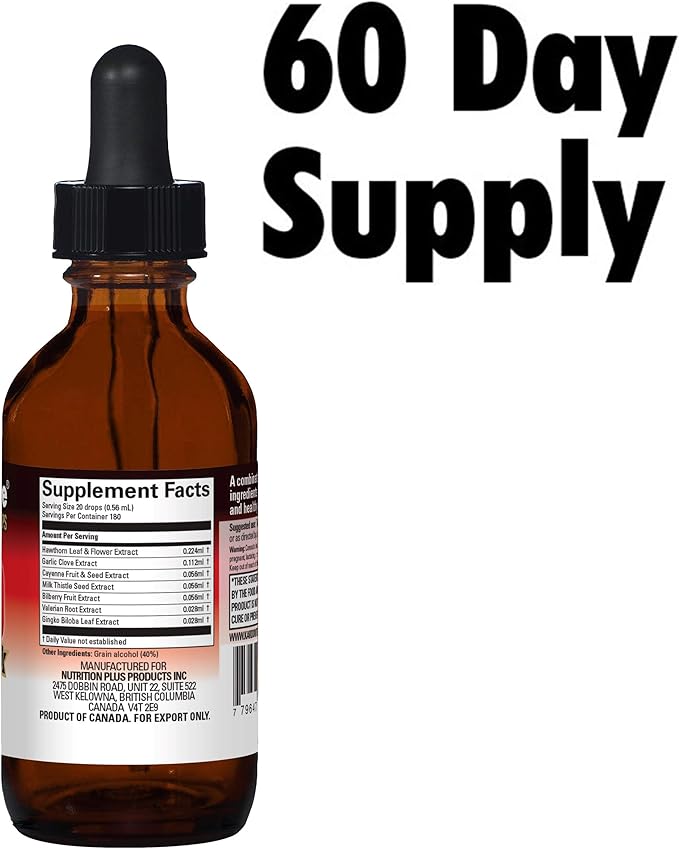 Circulation Supplement 100ml Drops with Hawthorn,