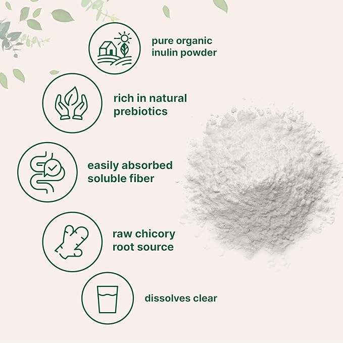 Micro Ingredients Organic Chicory Root Inulin 2 Pounds
