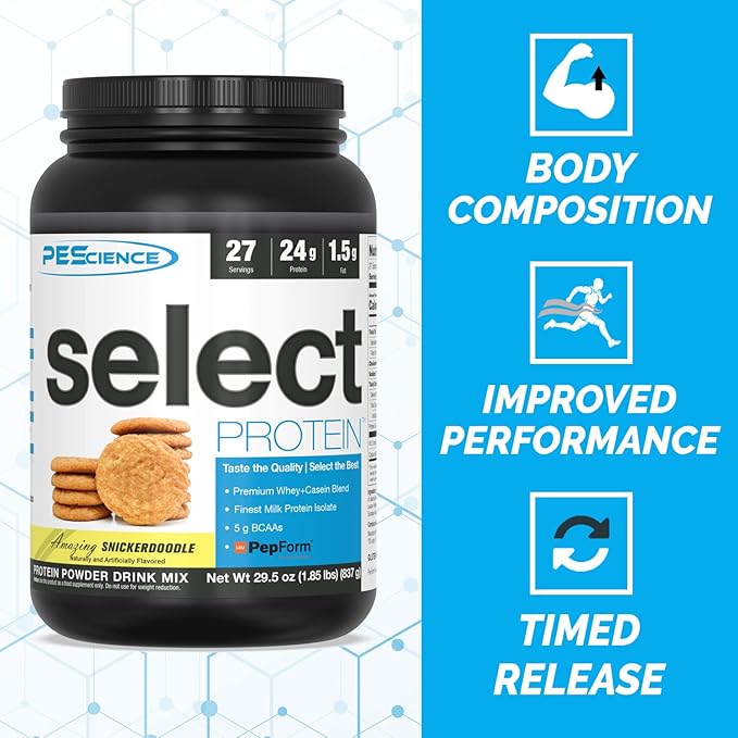 PEScience Select Low Carb Protein Powder, 27 Serving,
