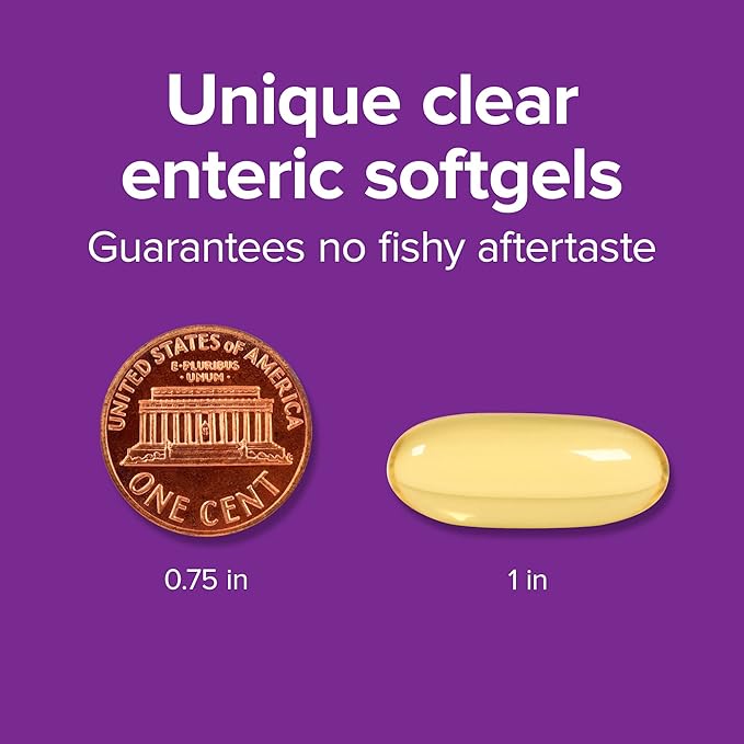 Webber Naturals Triple Strength Omega-3 Fish 1,800 mg Omega-3 (1,200 (1,200 mg 600 mg 120 Clear
