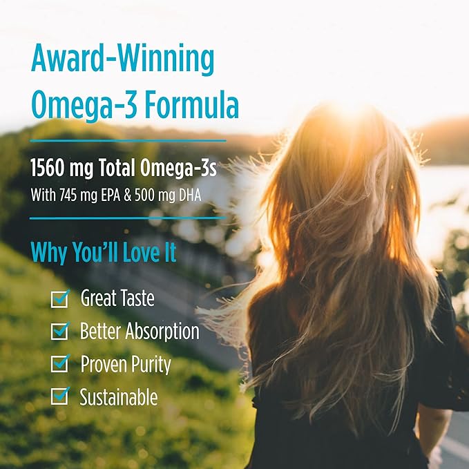 Nordic Naturals Omega-3, Lemon Flavor 16 oz 1560 mg Omega-3 - 96 Servings