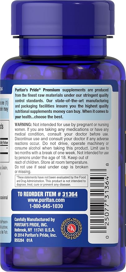 Puritan's Pride Rapid Release Melatonin 10Mg 120 Count,
