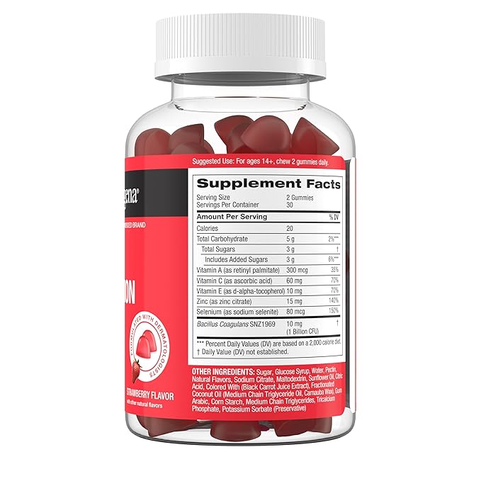 Neutrogena Clear Complexion Antioxidant Gummies 60 ct