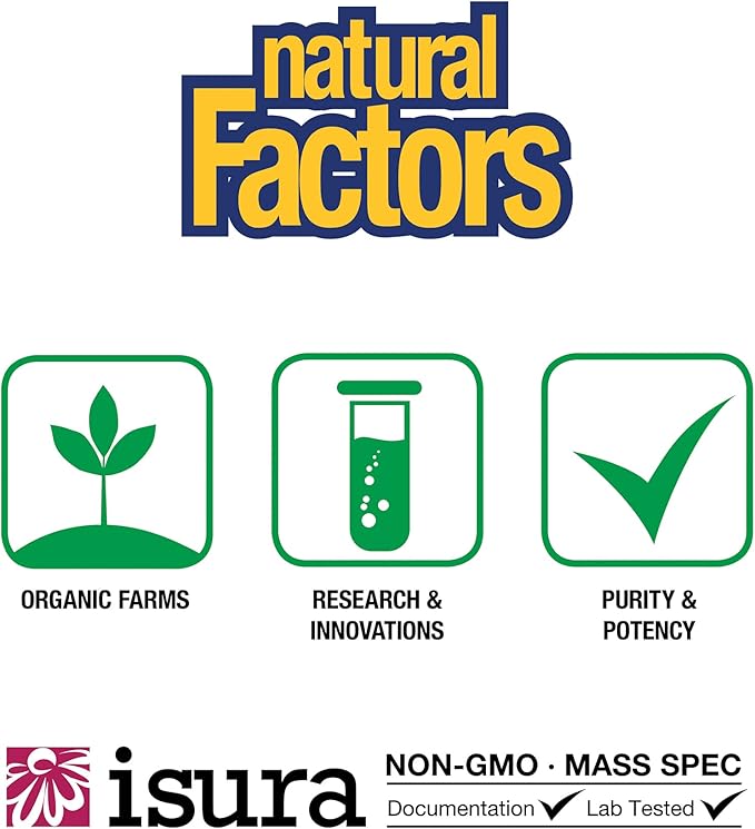 Natural Factors, High Potency Multi Enzyme 120 Capsules