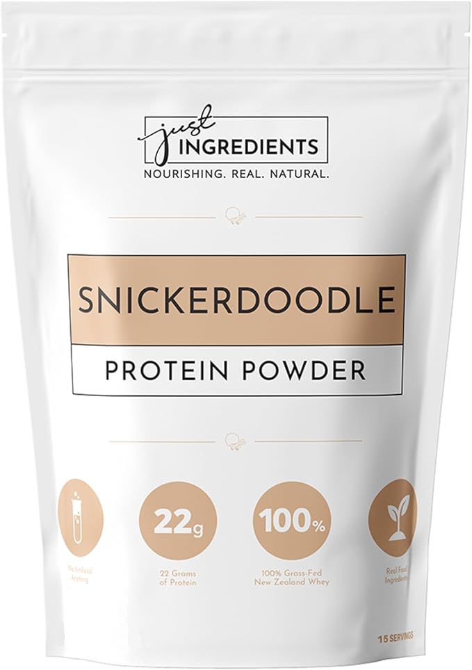Just Ingredients Protein Powder 100% Grass 15 Serving 22g protein