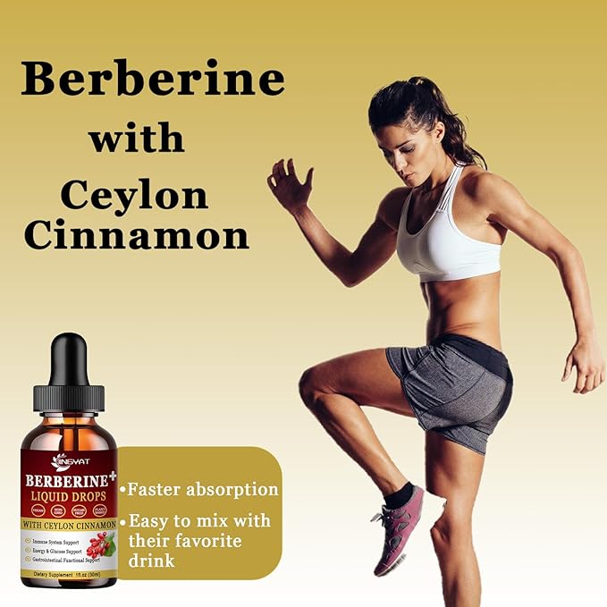 Berberine Liquid Drops 1500mg, Liposomal Berberine