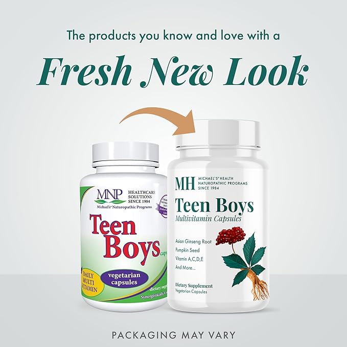 MICHAEL'S Health Naturopathic Programs Teen Boys 120 Vegetarian 60 Servings