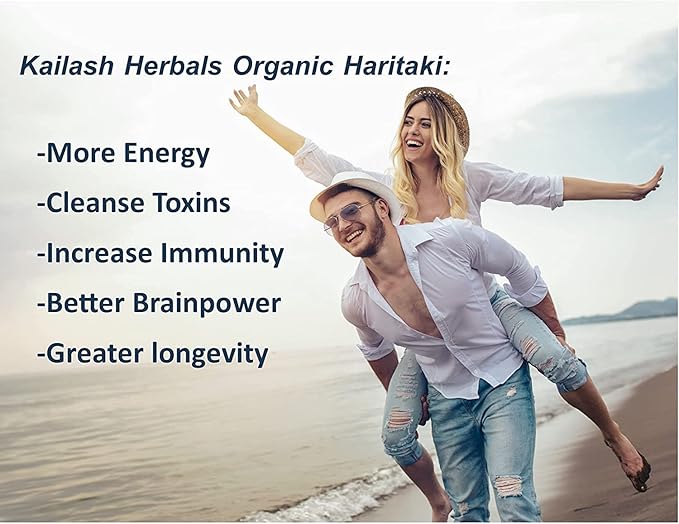 Organic Haritaki Powder USDA Certified Organic, 1/2 Pound