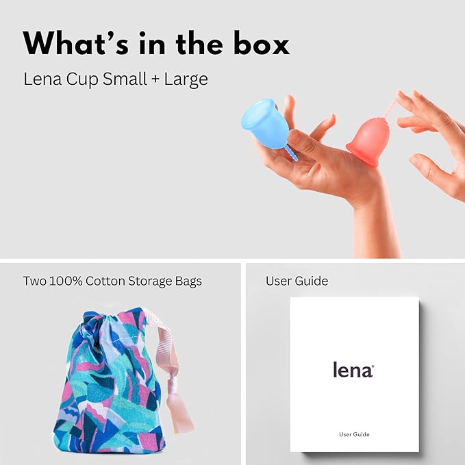 Lena Menstrual Cups, Reusable Period Cup,