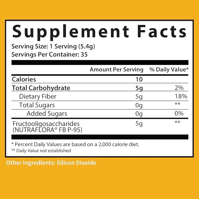 GOBIOTIX Fiber Supplement 1 Scoop 35 Servings (3 Pack)
