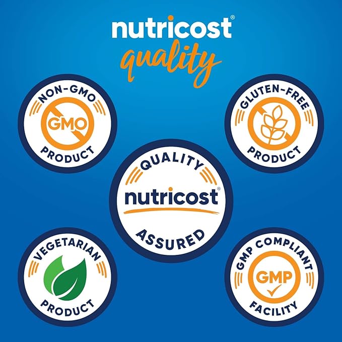 Nutricost Vitamin C with Zinc Supplement 120 Servings 1000mg Vitamin 45mg Zinc,