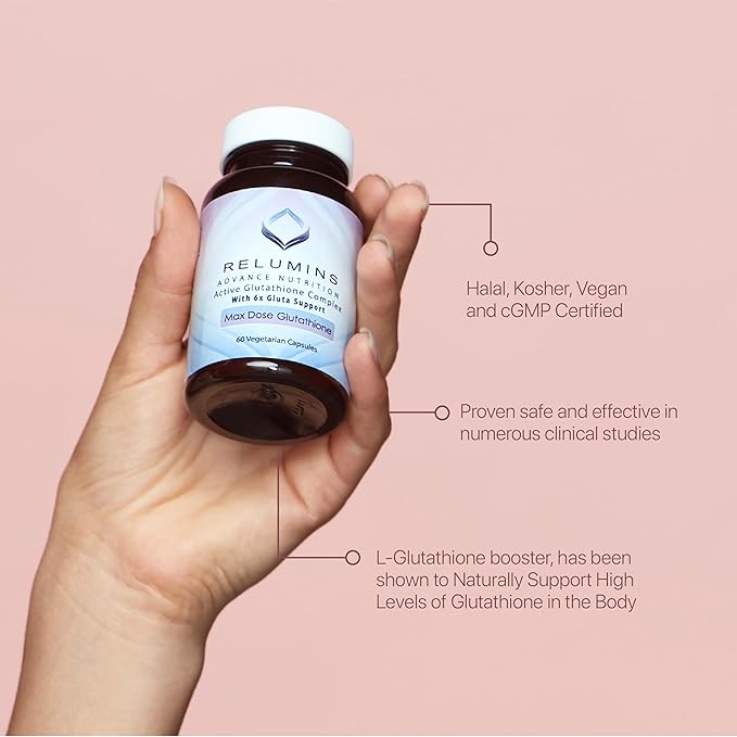 Relumins Advance White Active Glutathione Complex 6X Boosters- 60 Capsules