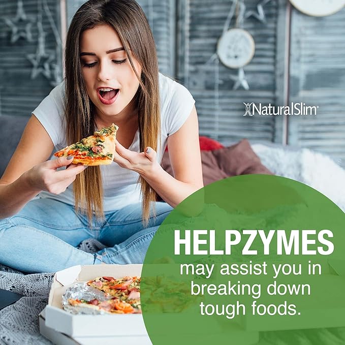 NaturalSlim Helpzymes Digestive Enzymes 100 Caps