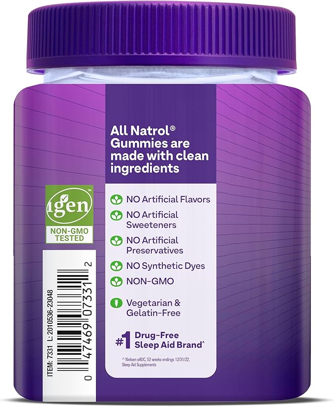 Natrol Melatonin Gummies, Sleep Support for Adults, 10 mg Melatonin Supplement for Sleeping, 90 Strawberry-Flavored Gummies, Up to a 45 Day Supply