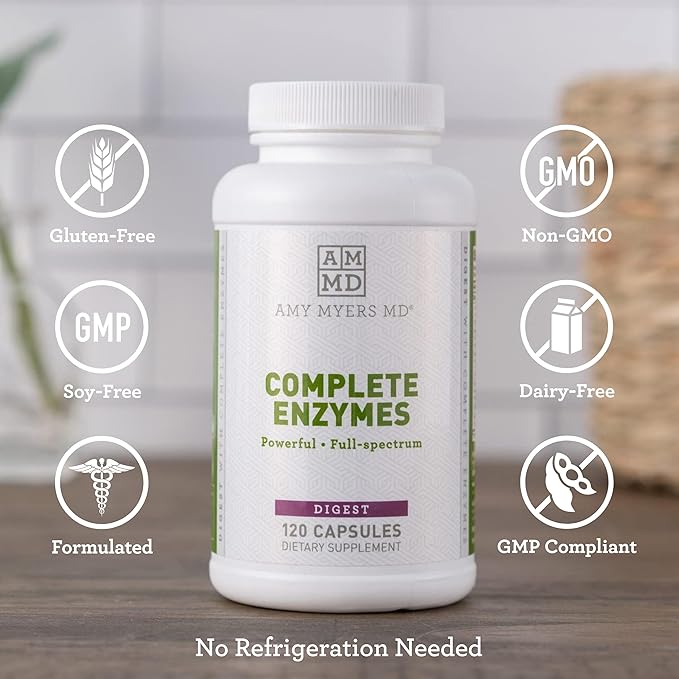 Amy Myers MD Digestive Enzymes 19 Enzymes 120 Caps