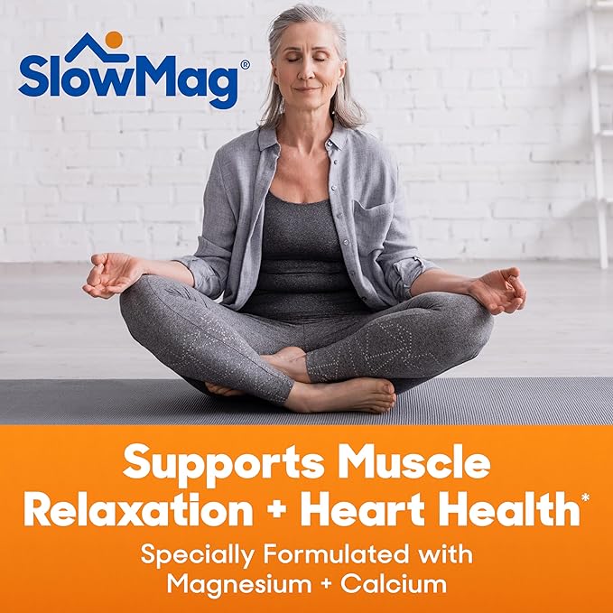 SlowMag Muscle + Heart Magnesium Chloride 120 Count