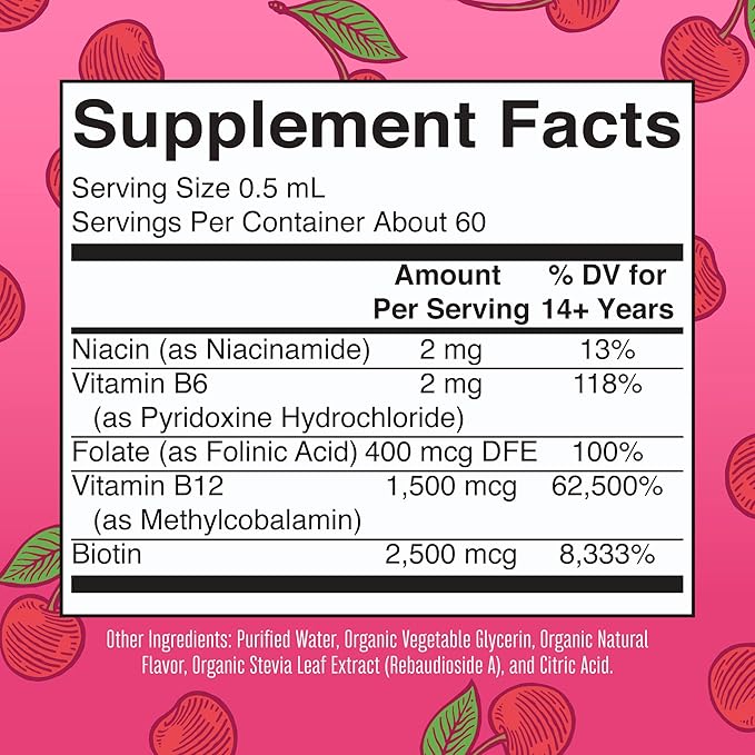 MaryRuth Organics Vitamin B Complex B12 | 2 Month