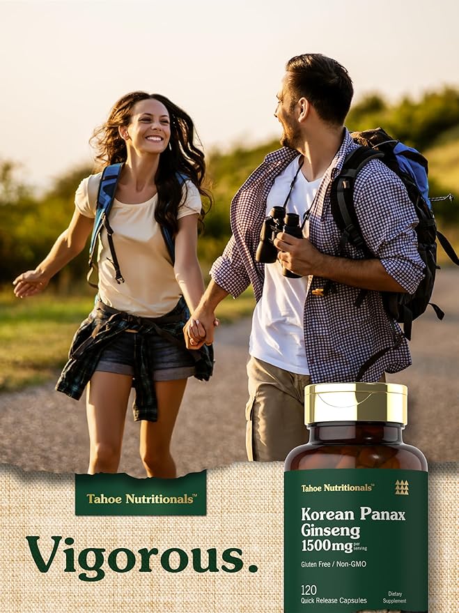 Carlyle Korean Panax Ginseng 1500mg | 120 Capsules