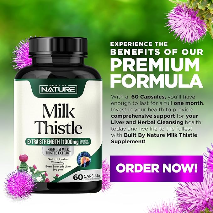 Milk Thistle 1000mg 60 Veggie