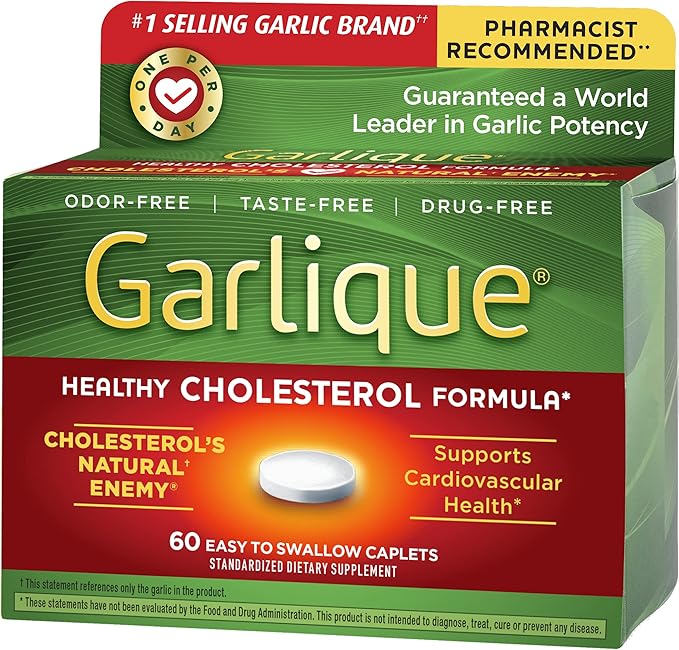 Garlique Healthy Cholesterol Formula with 5000 60 Enteric 2)